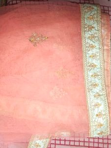 Elegant Mint Green Embroidered Lehenga Skirt