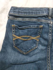 Abercrombie Low-Rise Denim Shorts