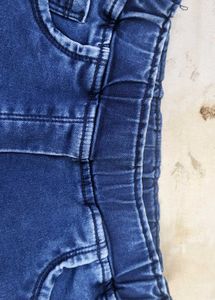 Blue Denim Shorts( one time wearing )
