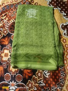 Green Printed Saree