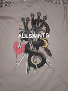 All Saints Graphic T-Shirt - Medium