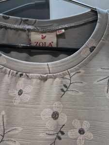 Cute Floral Print T-Shirt