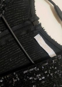 Black⚫Sparkling Sequin Party Dress 36 Bust