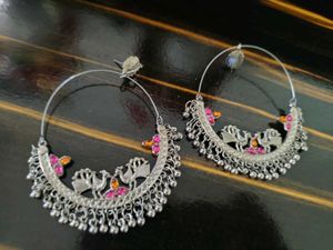 Exquisite Ethnic Silver Necklace