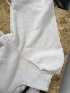 white sqaure necked top, s size