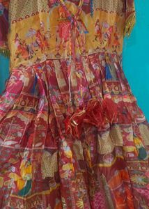 Stunning Red Anarkali suit!!!!