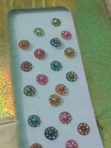 Fancy Bindis - Assorted Colors set of 2