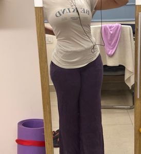 Y2K Purple Wide Leg Lounge Pants