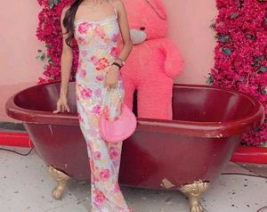 Newme Floral Camisole with Lace Trim