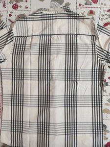 Men's Black &amp; White Checked Altheory Shirt