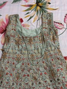 Pista green sharara set with dupatta