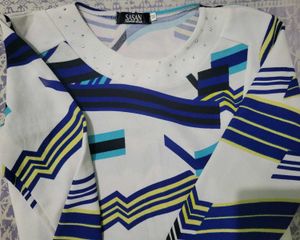 Vibrant Geometric Print dress