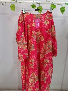 Hot Pink Banarasi Suit Set
