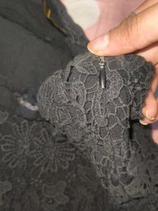 ZARA Black Lace Shorts