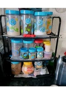 3 Shelves Good Quality Plastic Storage Shelf
