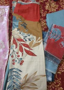 Designer unstitched dress material