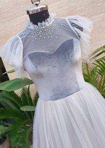 Stunning Blue &amp; Grey Gown