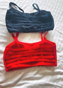 Pack of 2 Pcs Women'sSpandex &amp; Cotton Padded B