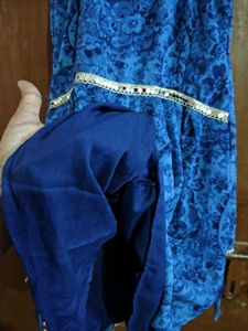 Stunning Blue Tiered Sharara Set