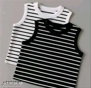 Striped Sleeveless Tops - Pack of 2