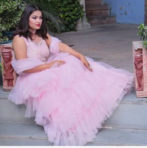 Stunning Pink Embellished Lehenga Choli