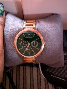 VAN HEUSEN ROSE GOLD REESE ANALOG WATCH ⌚