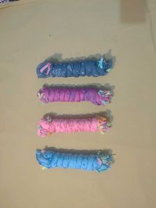 Set of 4 Colorful Dupattas