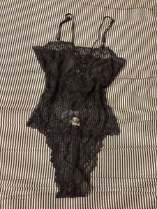Sheer Lace Corset Bodysuit