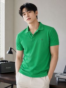 Men's Green Tommy Hilfiger Polo Shirt