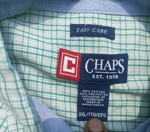 Chaps Short Sleeve Plaid Shirt