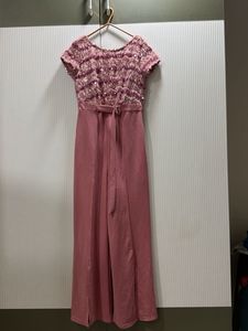 Sparkling Pink Jumpsuit with Belt