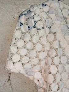 Sheer Lace Button-Up Top Shirt 🎽