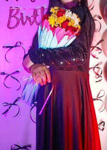 Elegant Black Full Length Gown