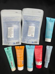 Laneige toners + sunscreen + dot &amp; key