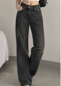 Stylish Ripped Black Jeans