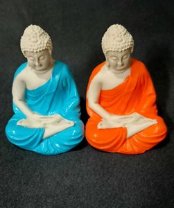 Set of 2 Buddha Idols
