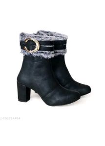 Women Casual Leather Long Boots