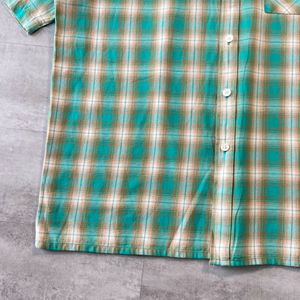Men's Plaid Short Sleeve Shirt