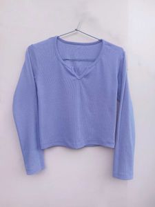 Light Purple Long Sleeve Top