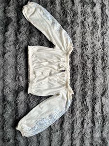 H&M Off-Shoulder Cropped Top