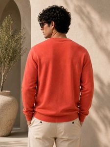 Men's V-Neck Coral Sweater