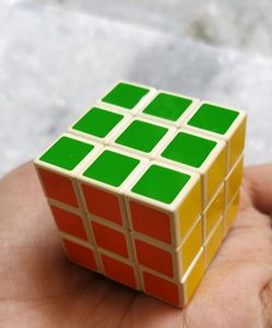 Mini Rubic's cube; can fit in your hand easily