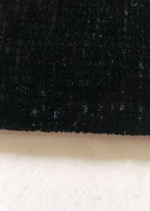 Black velvet skirt