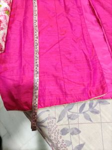 Vibrant Pink Kurta Set with Dupatta