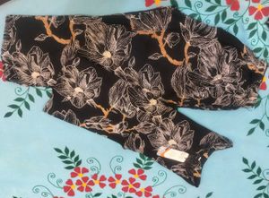 Women's Soft Cotton Blend Floral Printed Round Nec