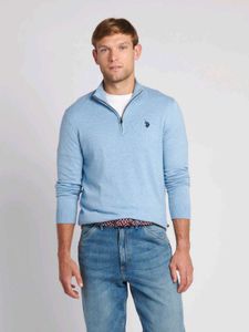 formerly Marlboro Classics,light Blue , Zip Swe