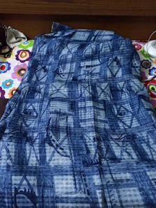 Blue Kota Supernet Saree