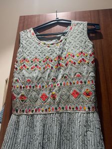 Stunning straight kurti with palazzo