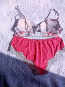Floral Bra &amp; Panty Set