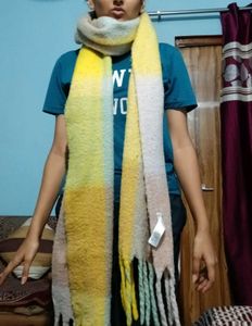 Cozy Multicolor Plaid Scarf